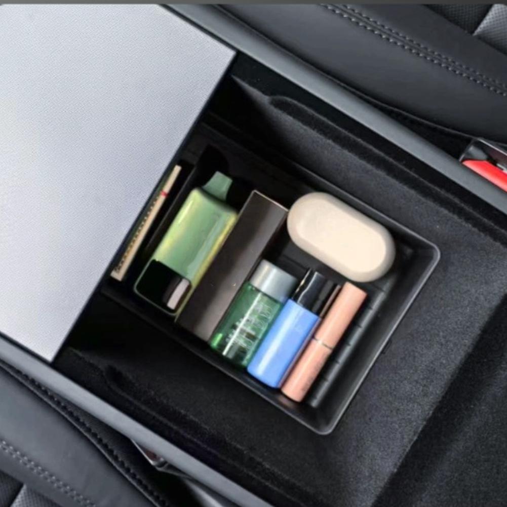  for Tesla New Juniper 2025 Interior Accessories Box Card Holder Armrest Center Tray Bot X7K4