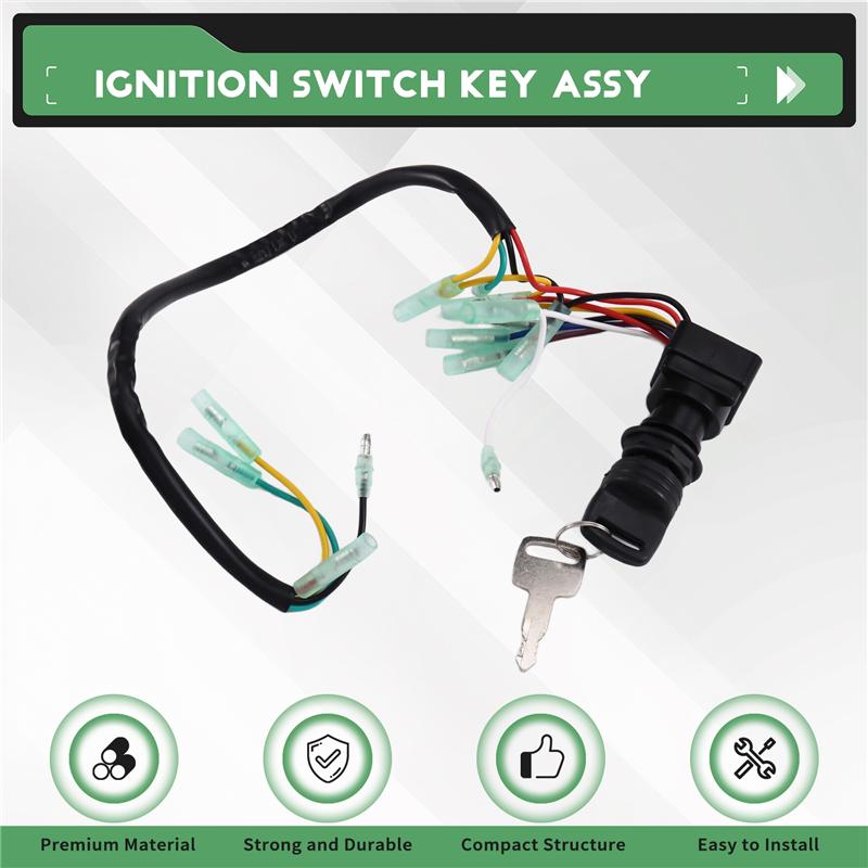 703-82510-40 Ignition Switch Key Assy Replace MP51040 For Yamaha Outboard Motor Control Box 703-82510-41 703-82510-43