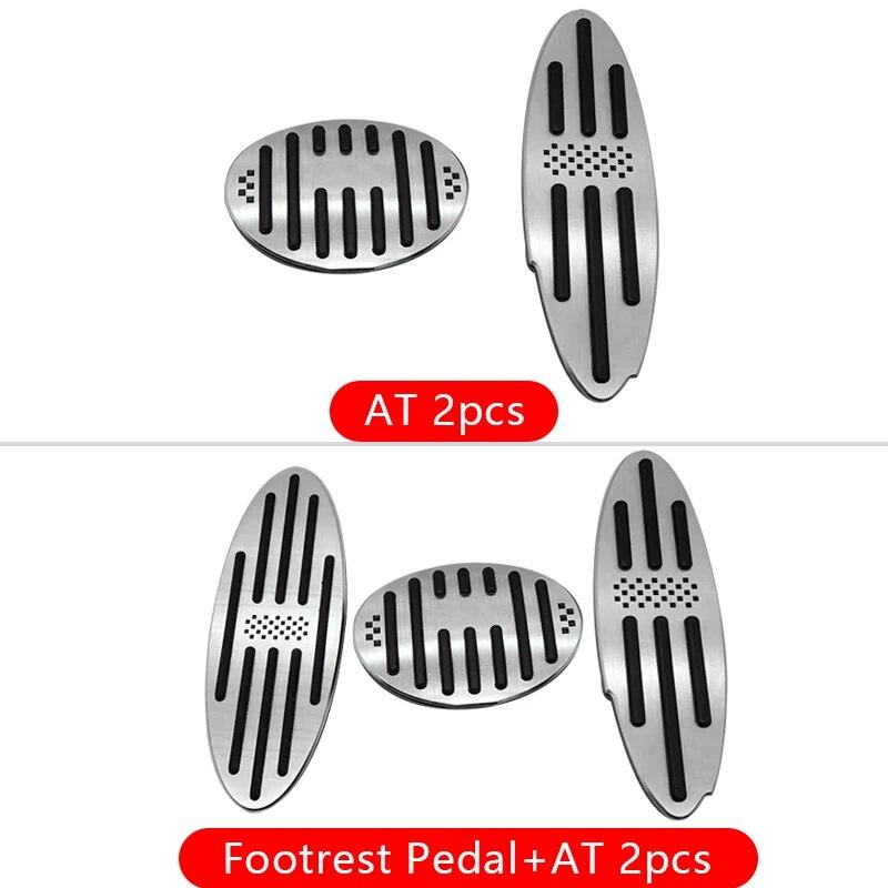 For MINI Cooper S One Hatch Hardtop Countryman Clubman JCW R56 R60 F54 F55 F56 F60 Car Accelerator Brake Footrest Pedals Pad