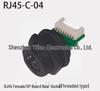 Waterproof RJ45 Connector Plug CAT5e/CAT6a Gigabit IP67/IP68 Front/Rear Panel Mount