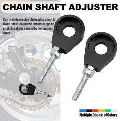 2pcs Heavy Duty Motorcycle Modification Parts 12mm Chain Tensioner Adjuster  Motorcycle Scooter