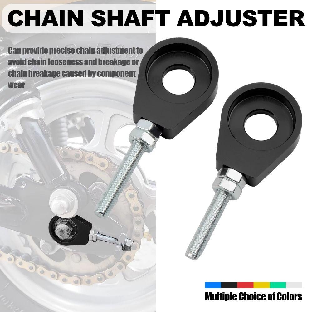2pcs Heavy Duty Motorcycle Modification Parts 12mm Chain Tensioner Adjuster Motorcycle Scooter