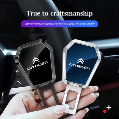 Car Seat Belt Buckle Plug Auto Safety Strap Extension For C4 C3 C5 C5X e-C4 X e-C3 C-Elysee Berlingo C1 C6 C2 C-Crosser