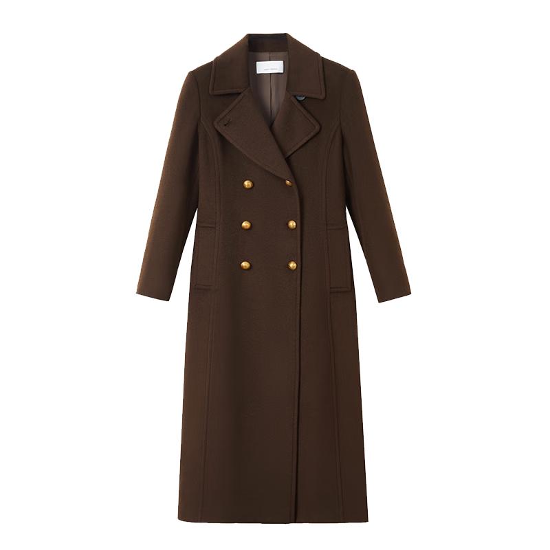 

LANCY Pure Wool Military Style Wool Coat 2XL