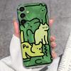Casing For Samsung A16 A17 A15 A14 A13 A12 A10 A26 A25 A24 A23 A22 Phone Cover Cute Penguin Pattern Transparent Silicone Shell For Samsung Bumper Case