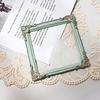 Photo Frame Nordic Style Embossment Handmade Photo Backdrop Resin INS Retro Mini Picture Display Stand Photography Prop