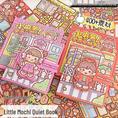 Little Mochi Top Student DIY 3D Quiet Book for Girls: Handmade Miniature Scene & Decompression Activity