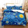 Bedding Kit Oil Painting Starry Sky Pattern Two-Piece Set 3D Digital Printing Three-Piece Set