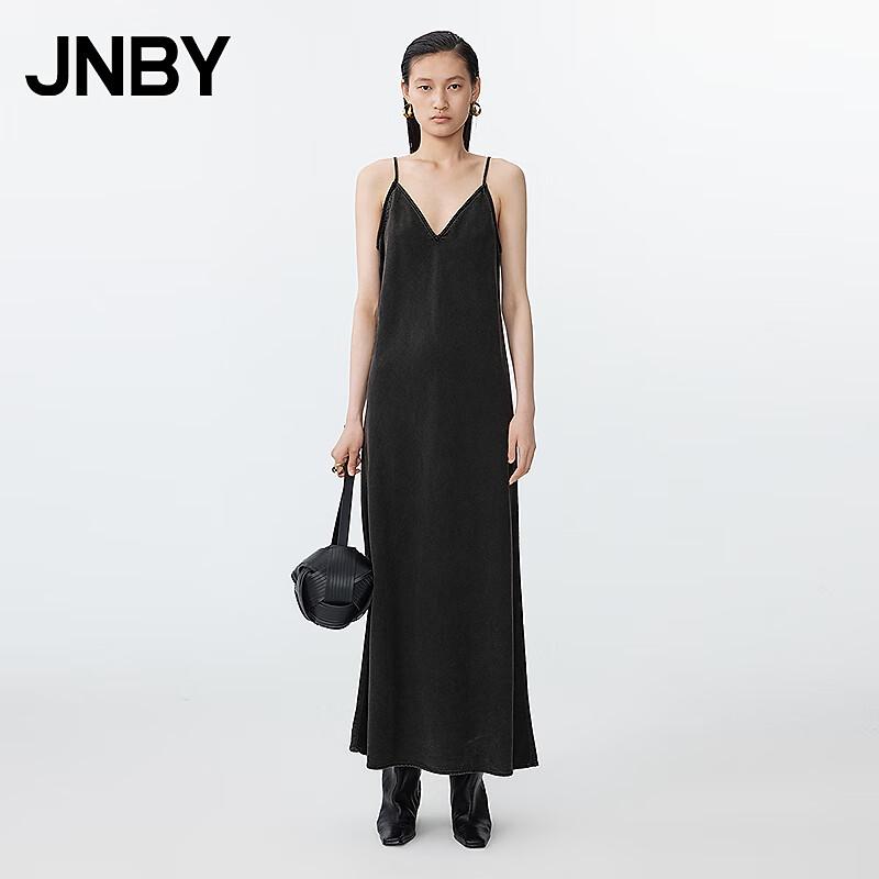 JNBY 2025 Summer V-Neck Strappy Maxi Dress