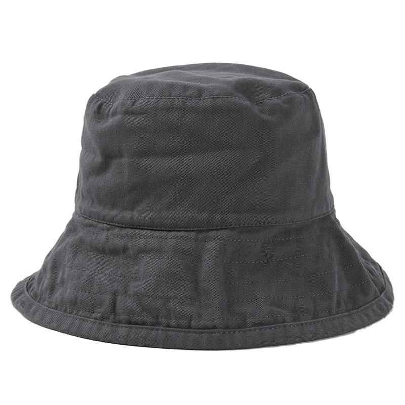 Fashion Spring Summer Solid Color Bucket Hat Cotton Women Man Travel Sun Hat Retro Casua Adult Fisherman Caps Girls Hip Hop Hat