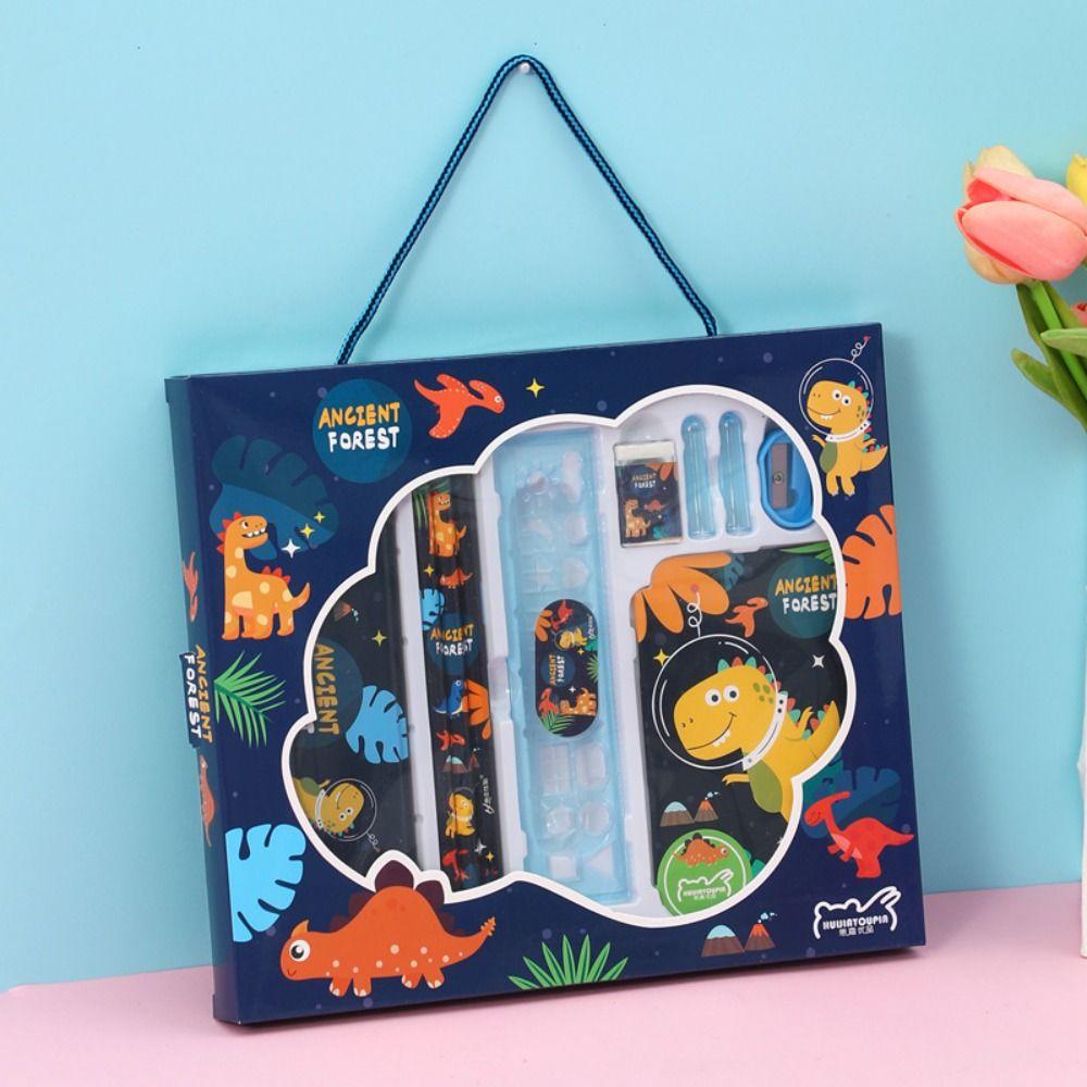 Erasers 6 In 1 Stationery Set Gift Kindergarten Birthday Gift Prizes Cute Study Stationery Set