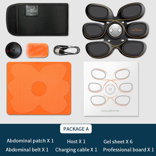 

Аппарат для тренировки брюшного пресса, мышцы, Ems, фитнес-пластырь, массажер для ленивой релаксации, тренажер, оборудование для фитнеса, управление Masajeador CHINA