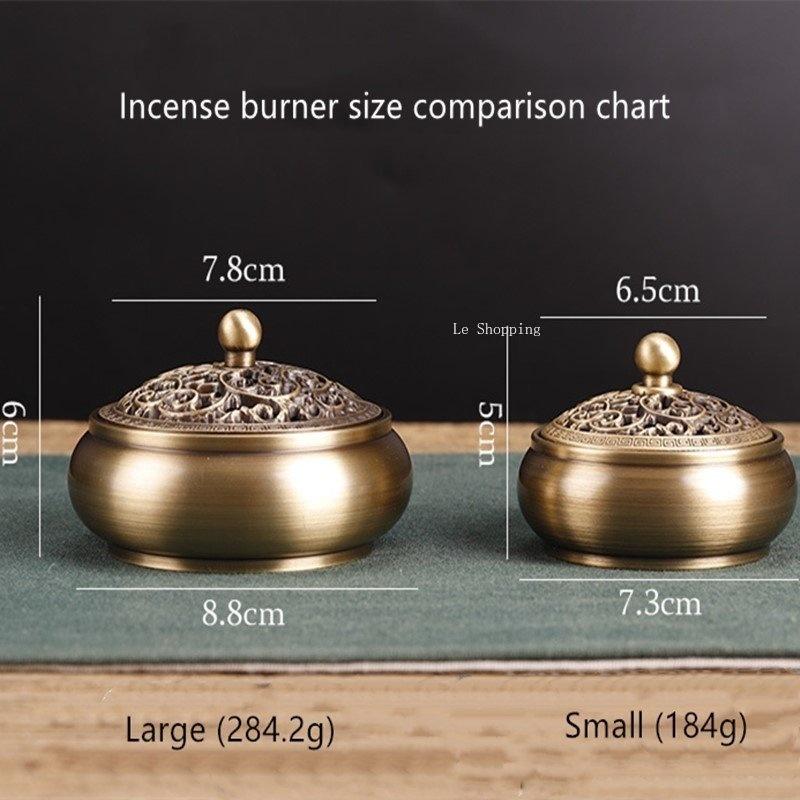 Pure Copper Incense Burner DIY Incense Seal Incense Road Entry Ceramic Set Incense Shovel Incense Spoon Extension Tool Gift Box