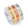 1Roll/Lot Gold Color Copper Wire 0.2/0.25/0.3/0.4/0.5/0.6/0.7/0.8/1mm Beading Cord for DIY Jewelry Making Bracelet Accessories