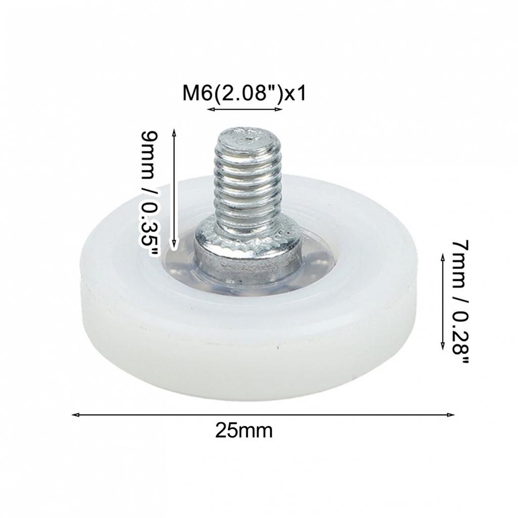 With Screw Bearing Drawer Rollers Replacement Wheels