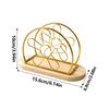 Nordic Iron Wire Tissue Holder Coffee Shop Hotel Restaurant Café Handkerchief Storage Rack Metal Napkin Rack