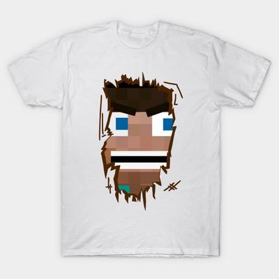 T-Shirt Damen Heeerees Steve Harajuku Print Kawaii T-Shirt Sommer Kurzarm Damen T-Shirt Top Tee