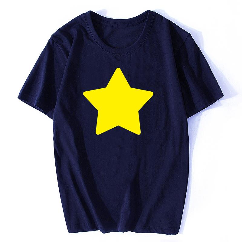 Hot Sale STEVEN UNIVERSE STAR T-Shirt Summer New Arrival Men T Shirts Cotton High Quality Short Sleeve O-Neck T-Shirt tees