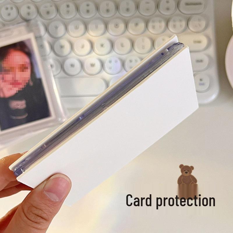 Opakowanie na gadżety z wizerunkiem idola: Biała Dwustronna Karta Podkładowa Kartonowa DIY