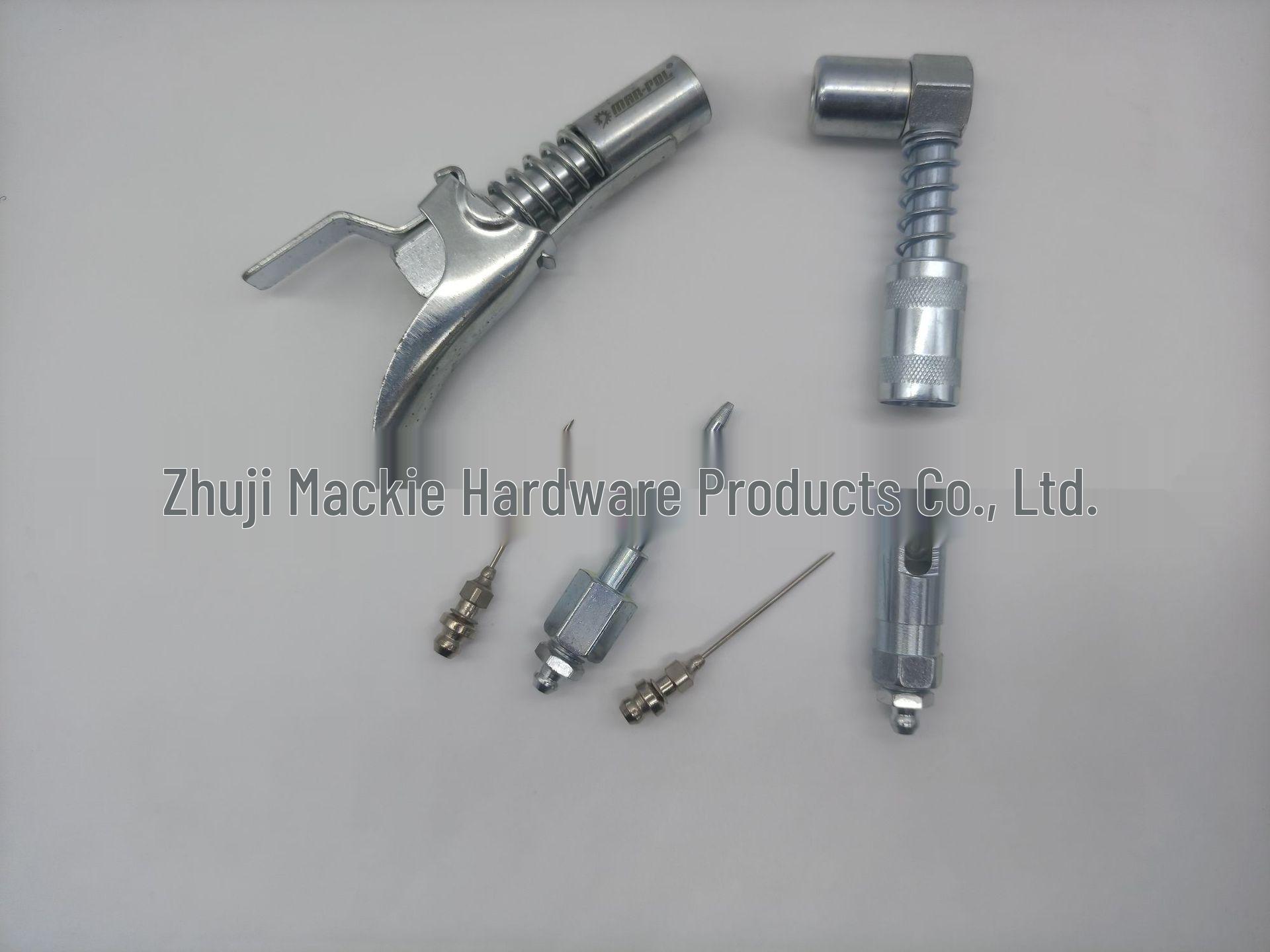6-Piece Grease Gun Oiling Tool & Coupler Set for Engineering Machinery 1/8 NPT