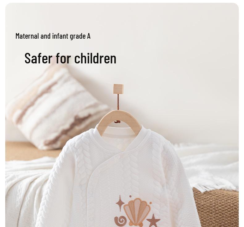 Baby High-Waist Warm Two-Piece Underwear Set for Boys & Girls - Autumn/Winter Style