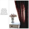 Gothic Dark Red Forest Curtains, Haunted Creepy Landscape Misty Forest Window Treatments Spooky Horror Halloween Forest Window D