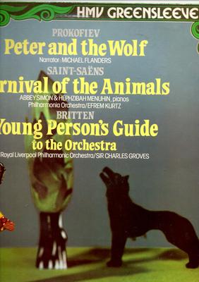 LP Schallplatte SERGEI PROKOFIEV, CAMILLE SAINT-SAË - Peter und der Wolf, Der Karneval der ESD7114 His Master's Vo 1981 UK Klassik Gebraucht
