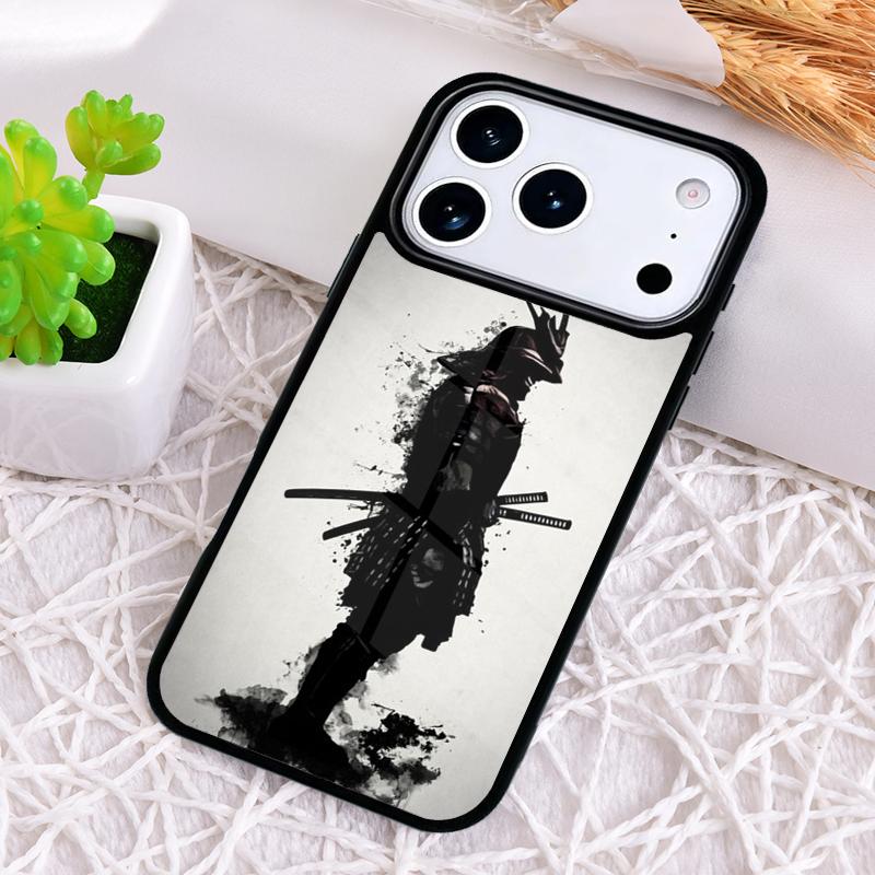Japan Samurai Ninja Ronin Phone Case for iPhone 17 Air 16 15 11 12 14 13 Pro Max Shockproof Cover