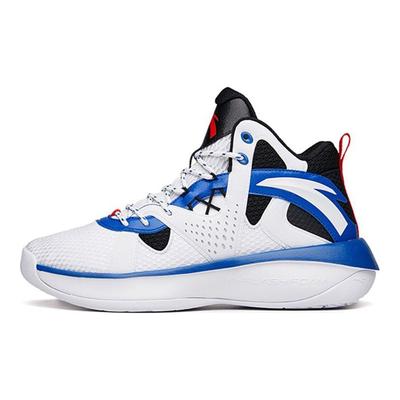 Túnel de Vento 2 Tênis de Basquete Masculino Sneakers Branco Azul 112211620S-1