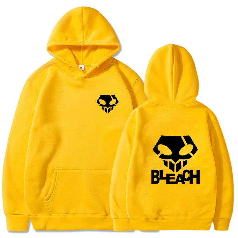 2025 new BLEACH hoodie men's and women's long sleeved pullover unisex cool casual street wear Y2K street fashion warm hoodie