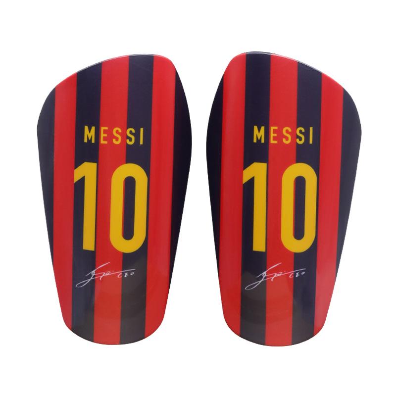 Mini Master Parastinchi Professionali da Calcio - Cristiano Ronaldo No. 7 & Messi No. 10 Protezioni per Polpacci