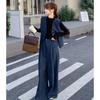High-Quality Vest and Wide Leg Pants Two-Piece Set, Perfect for Autumn