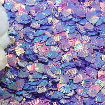 15g Iridescent Shining Shell Confetti Glitter 7MM For Baby Shower Confetti Party Mermaid Party Table Scatter DIY Decoration  Supplies