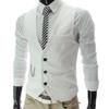 Mens Slim Fit British Style Vest With Polyester Fabric For Casual And Wedding Use