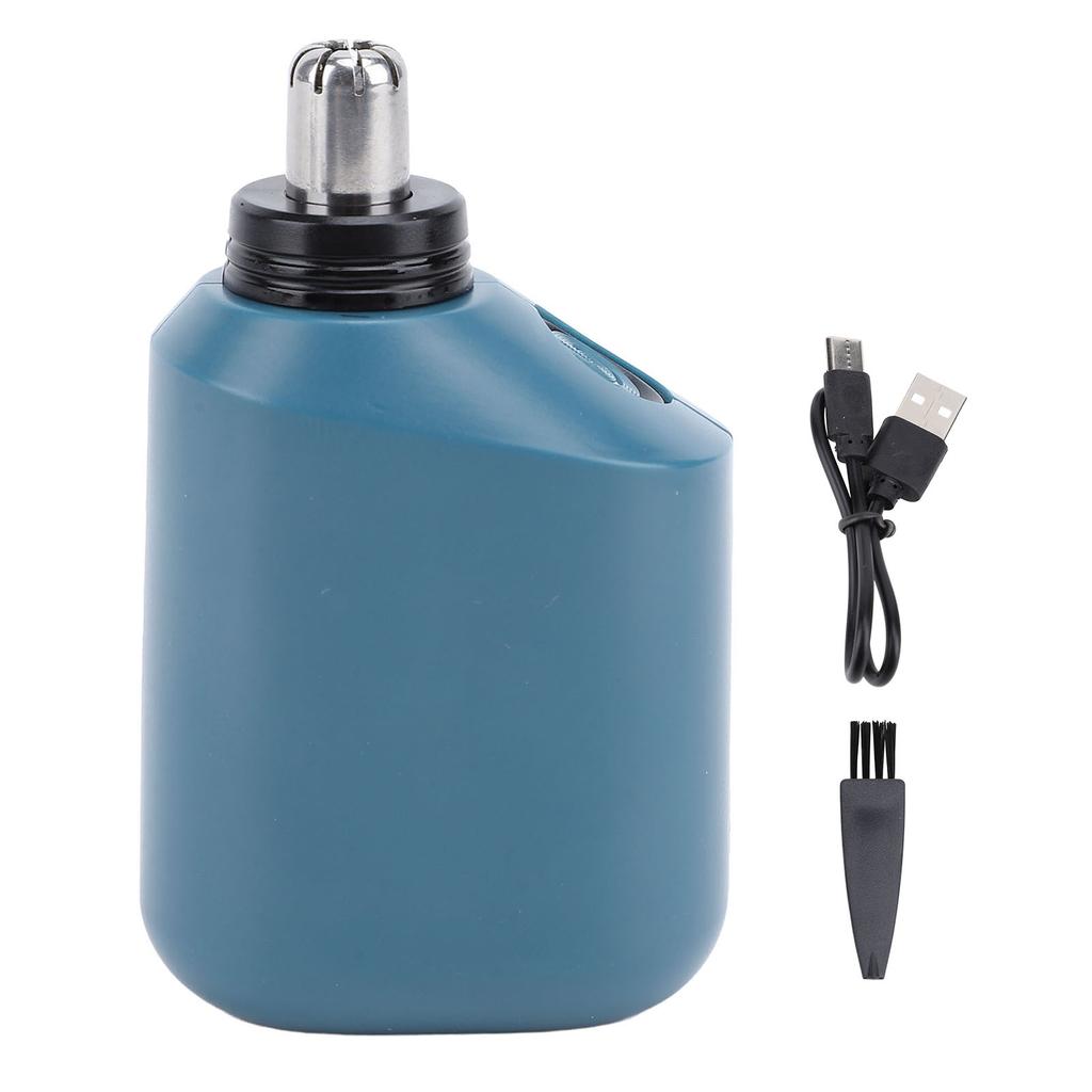 Nose Hair Trimmer Electric Rechargeable Nose Hair Clipper Water Resistant Portable Nose Hair Remover for Home Blue