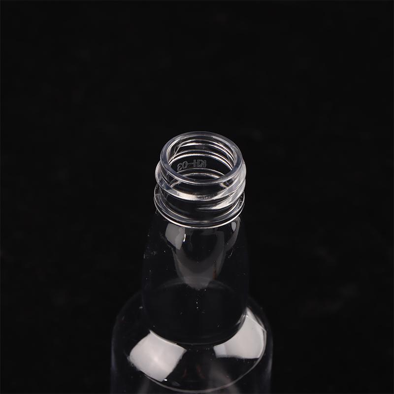 Plastové lahve na lihoviny Mini lahvičky na likér Mini plastová láhev na alkohol s uzávěrem Láhev na mléko Průhledná láhev na nápoje