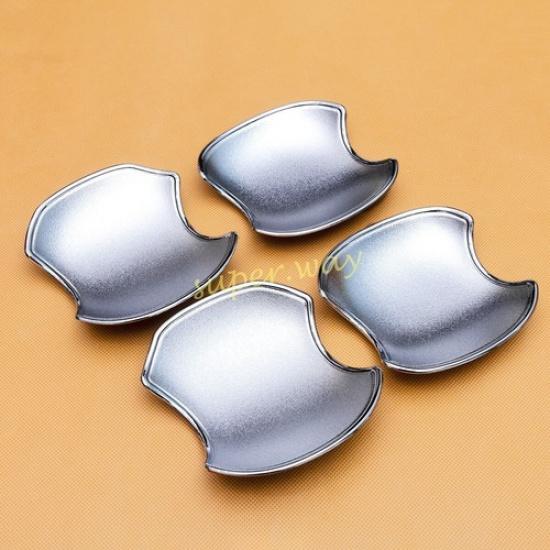 Chrome Car Door Handle Cover + Bowl Cup Trims For -2024 Toyota Corolla Cross