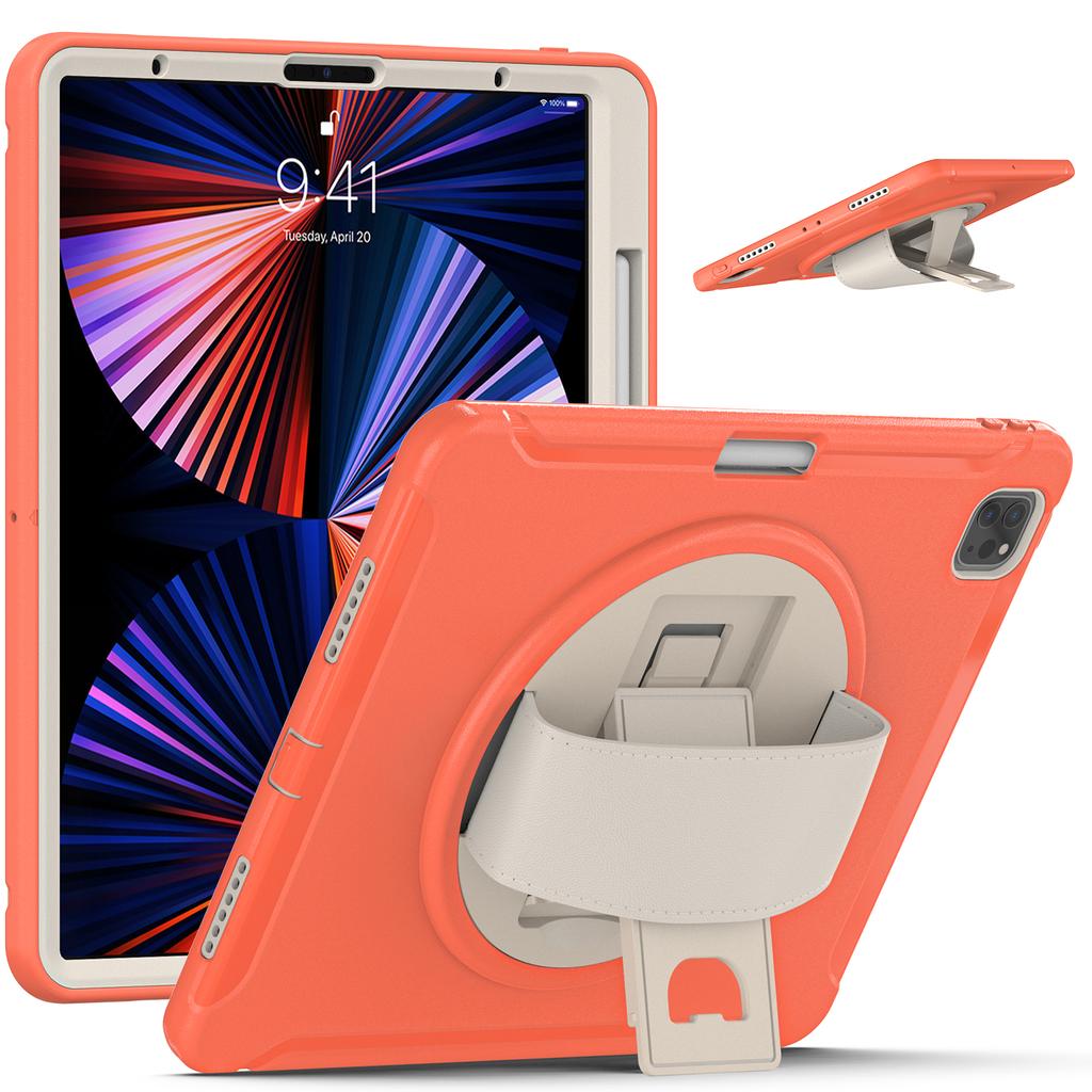 Full Body Protective TPU Silicone Case Tablet Cover for iPad Pro 12.9 Inch 2018/2020/2021/2022 With Pen Slot Design