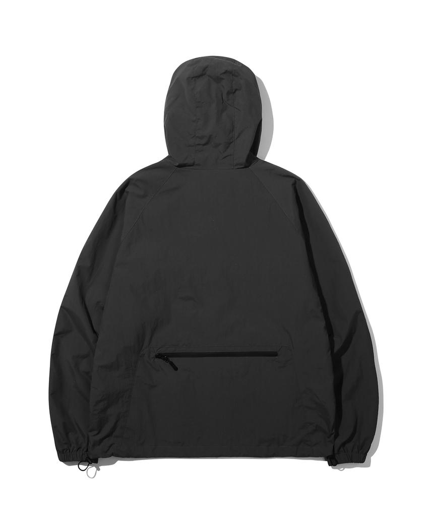 Trillion Division Nylon Hooded Zip-Up Windbreaker Jacket_4Color