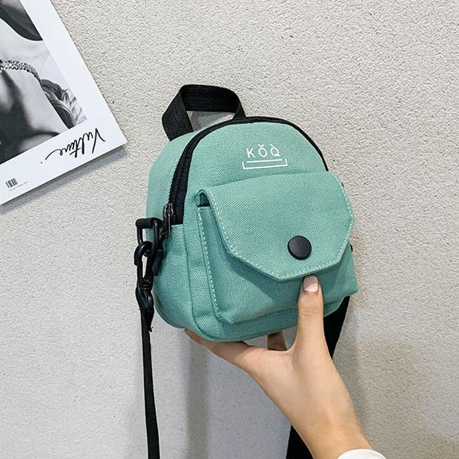 

Canvas Women Bag Casual Simple Fashion Pure Color Net Red Bag Mobile Phone Shoulder Bag Messenger Bag зелений