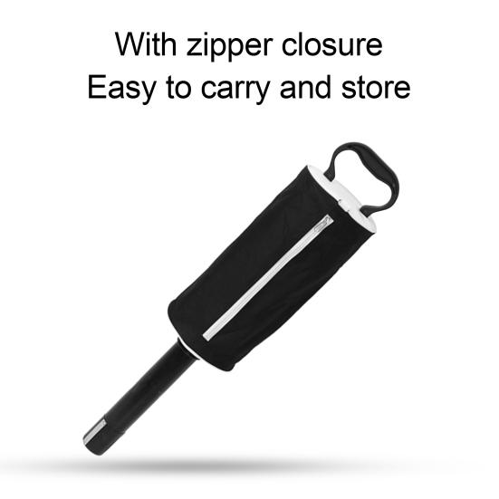 Golf Ball Retriever Detachable Labor Saving ABS Golf Picker Zipper Collect Bag