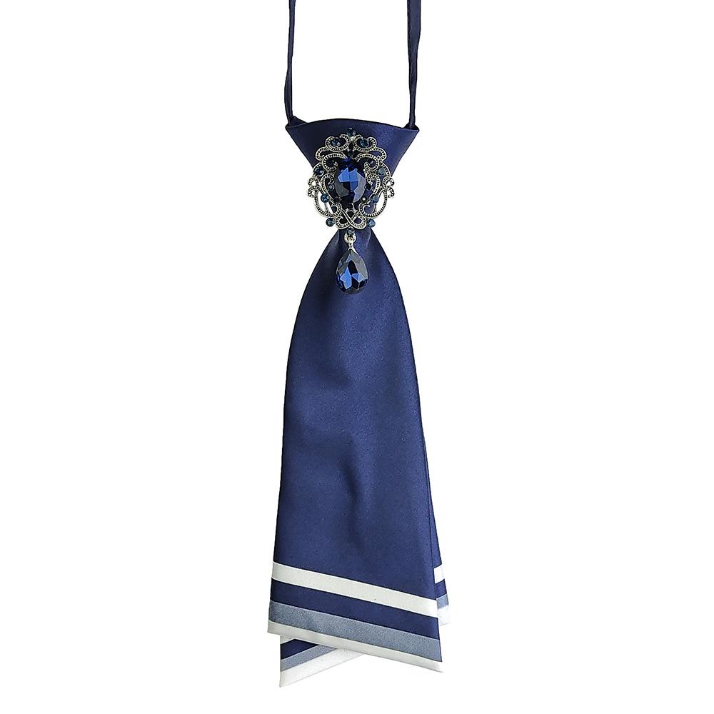 Unisex Pearl Tassel No-Knot Bow Tie Shirt - Casual Fashion Trend