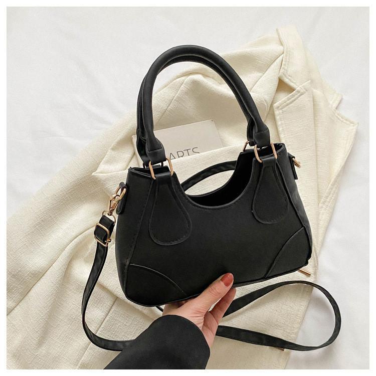 

Stylish Minimalist Commuter Underarm Bag For Women In Black White Magenta And More