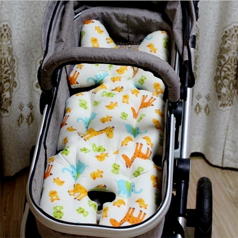 Dětské příslušenství Matrace do kočárku Bavlněný polštář Prodyšná měkká podložka Vložka Dětský kočárek Kočárek Příslušenství do autosedačky