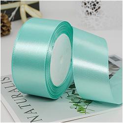 100% Polyester Single Face Satin Ribbon Roll 38 mm 1.5 Inch Custom Printed for Decoration and Wrapping