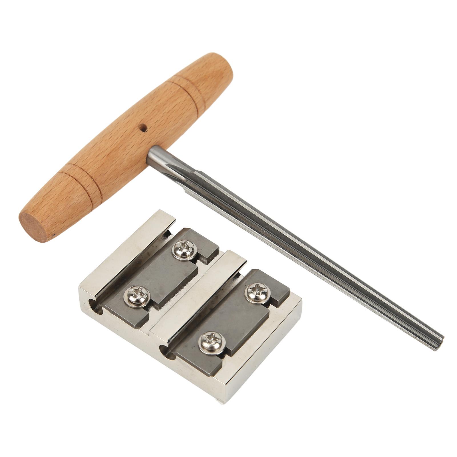 

Набор инструментов для скрипки Металлическое лезвие Деревянная рукоятка Острый 4-отверстный развертка для отверстий колков скрипки для обслуживания