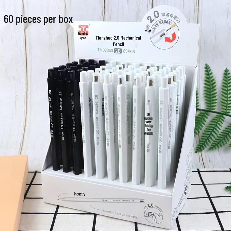 Tianzhu Triangular 2.0 Mechanical Pencil with Thick Lead 2B