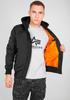 Demiseason Jacket Alpha Industries MA-1 TT Hood (196108) Black (196108-515)