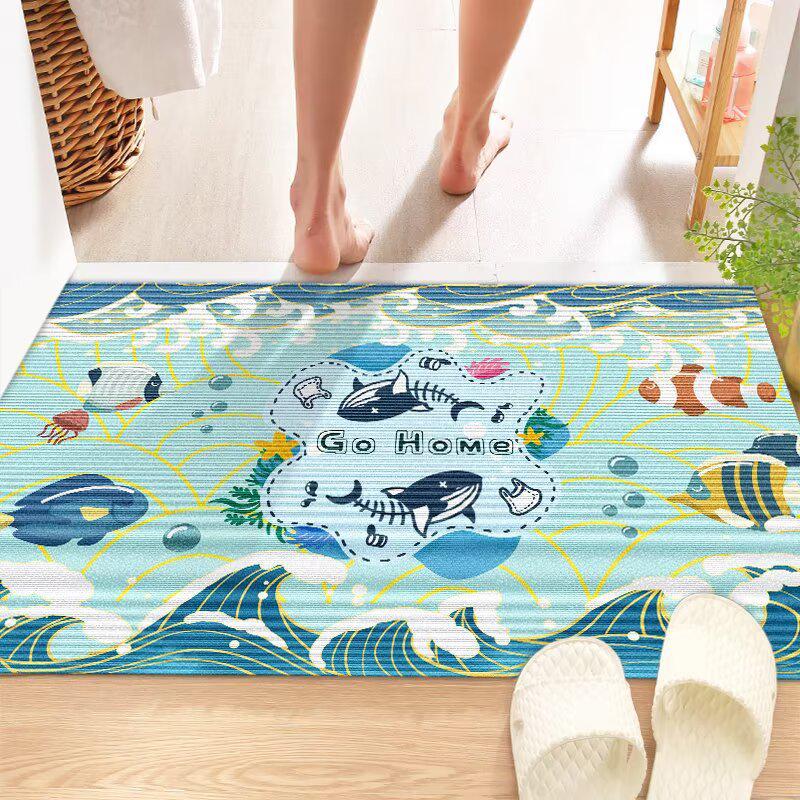Cartoon Anti-Slip Entrance Mat for Bedroom, Bathroom, and Toilet