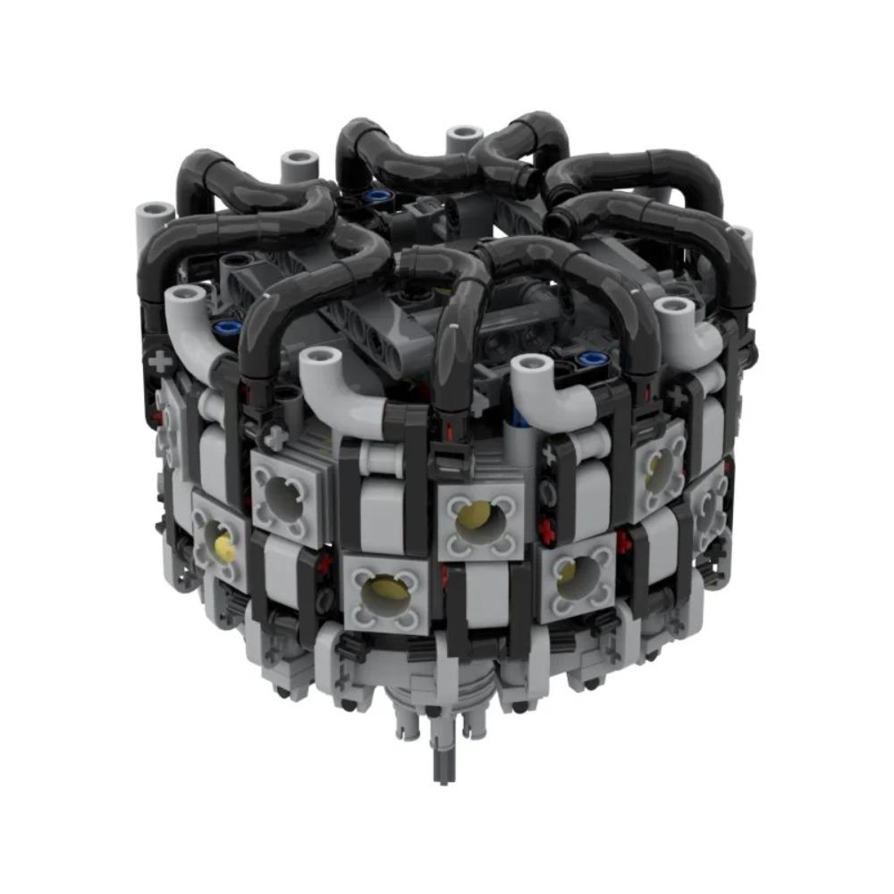 New mechanical engine MOC building block parts package DIY educational toys 584/ 223parts 60208 2850 2851 61184 2853